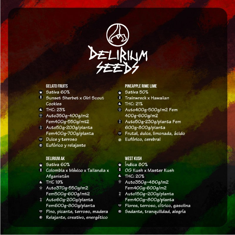 DELIRIUM SEEDS MIX LION BLESS 8 AUTO