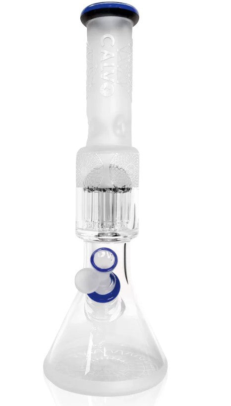 BEAKER ARENADO BLUE CALVO GLASS