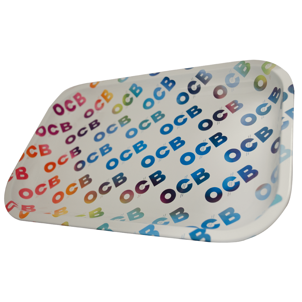 Bandeja Metálica (OCB ) Mediana Colores 29x19 Cms