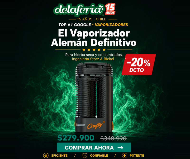 Vaporizador Crafty+ Storz & Bickel Alemania -20% DCTO