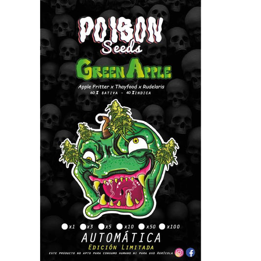 POISON SEEDS GREEN APPLE AUTO 100UDS