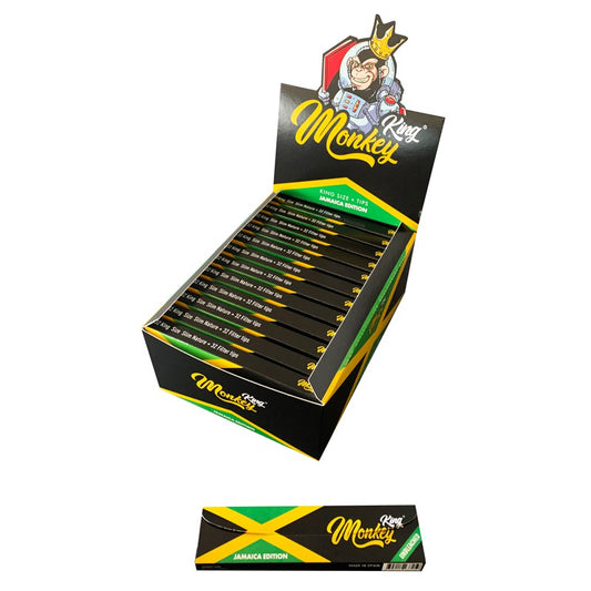 PACK JAMAICA UNBLEACHED KS + TIPS 24UDS MONKEY KING
