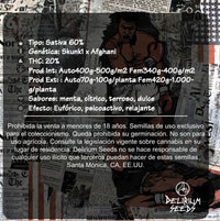 DELIRIUM SEEDS SKUNK POP CULTURE 1UD