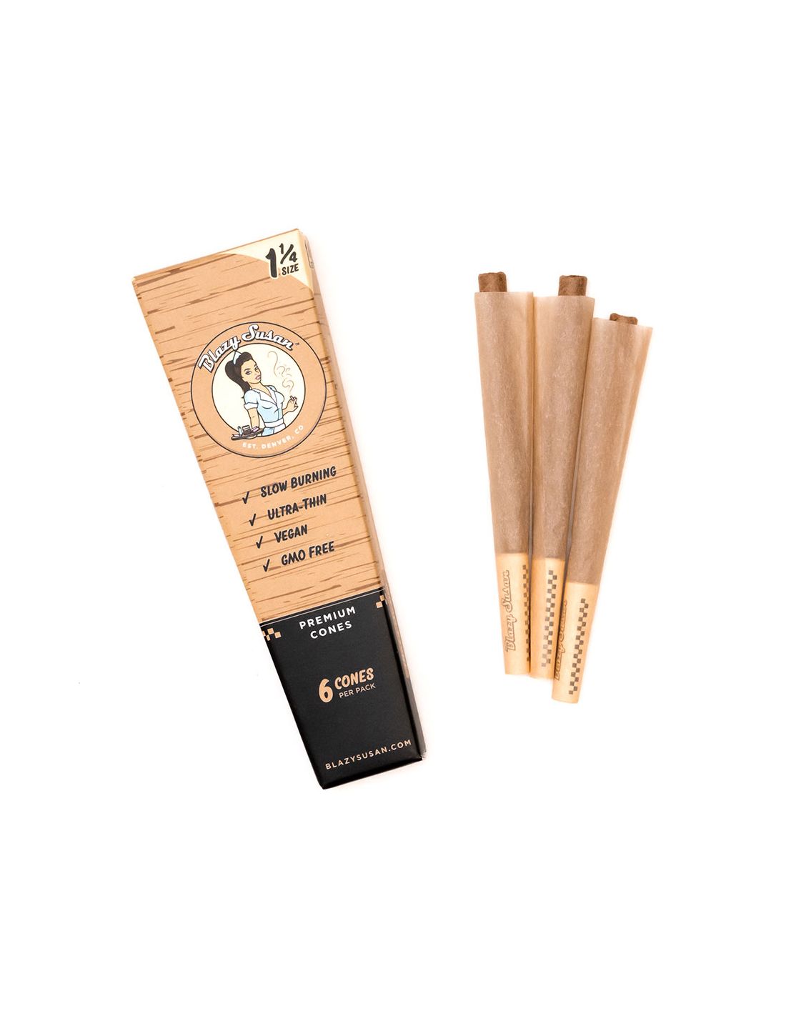 Conos Pre roll Blazy Susan de 3, 6 y 12 unidades