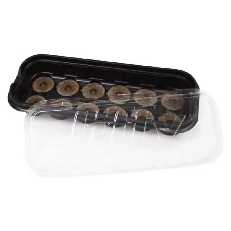 MICRO INVERNADERO CON 12 JIFFY 7 36MM 17UDS