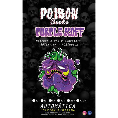 POISON SEEDS PURPLE KOFF AUTO 3UDS
