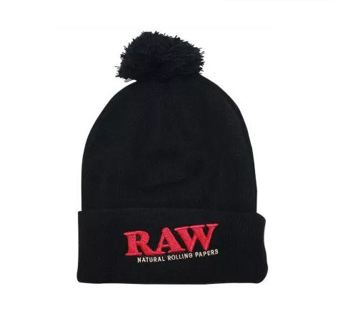Gorro de lana Negro RAW