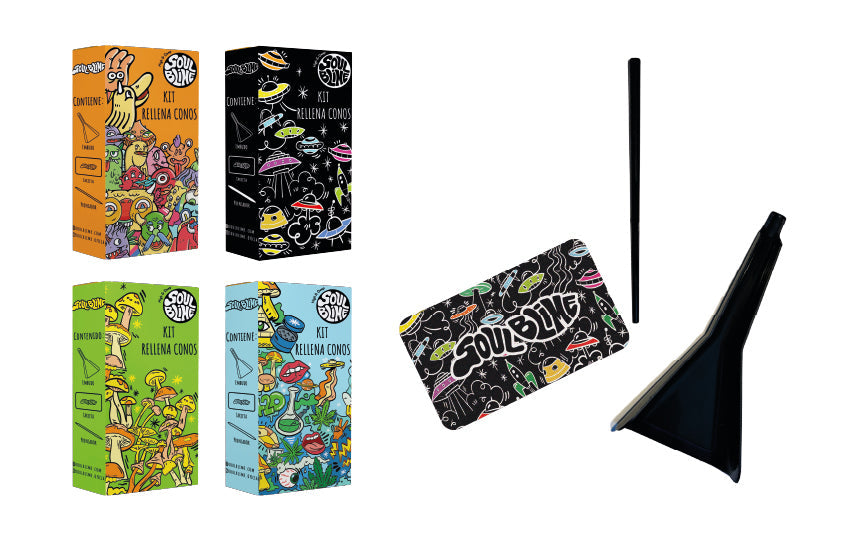 Kit Rellena Conos (Soulblime) Embudo Tarjeta Prensador