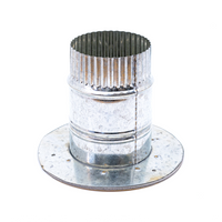 Acople pared Metal 100 mm