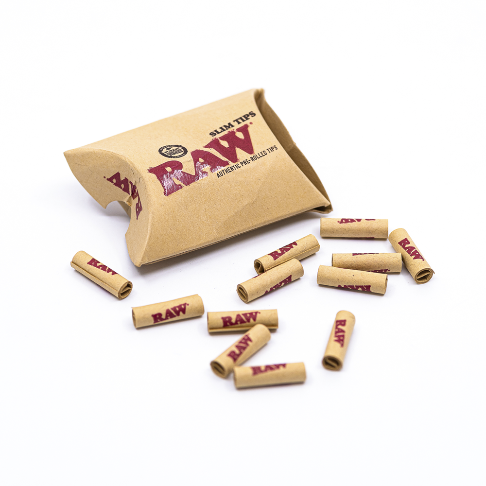 Boquillas o Filtro pre enroladas Slim RAW