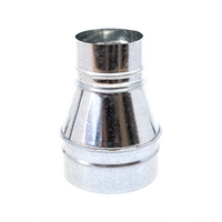 Reductor de ducto 152 mm a 102 mm