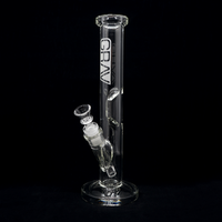 Bong Straight Base Clear de Grav GR08