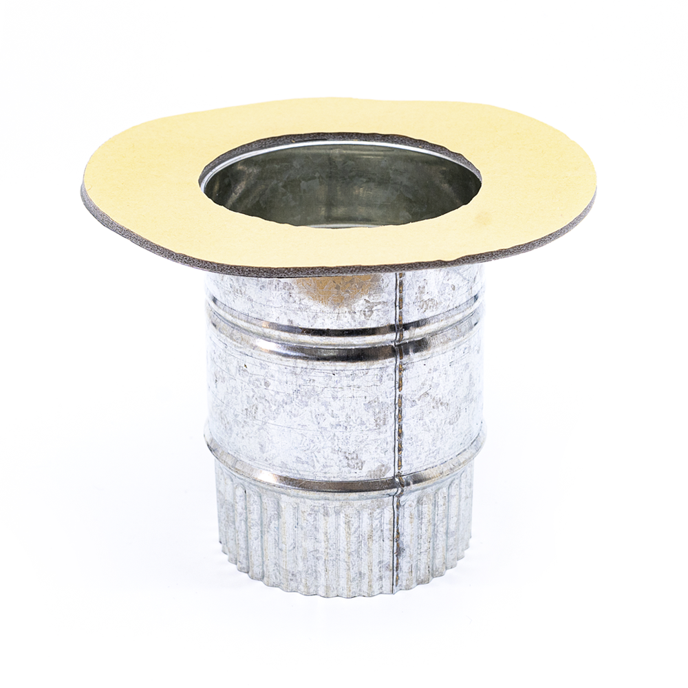 Acople pared Metal 100 mm