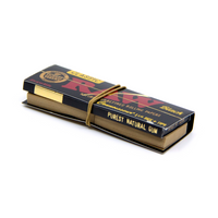 Papelillo Raw Black Connoisseur + Tips 1 1/4