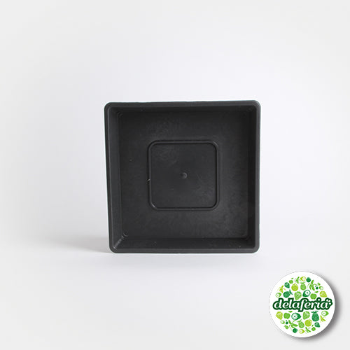 Plato Cuadrado 17x17 cm para Macetas de 7 Litros
