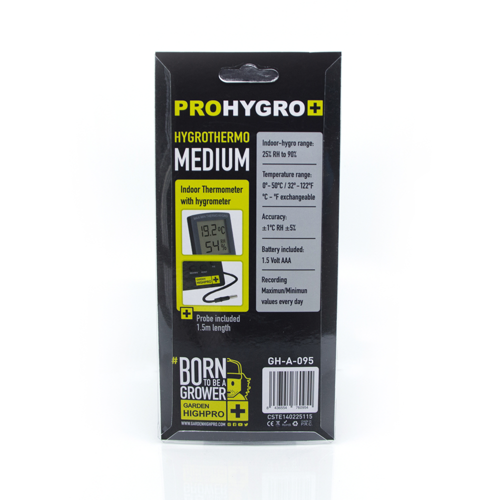 Termohigrometro con pinza Garden Highpro