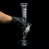 Bong Straight Base Clear de Grav GR08