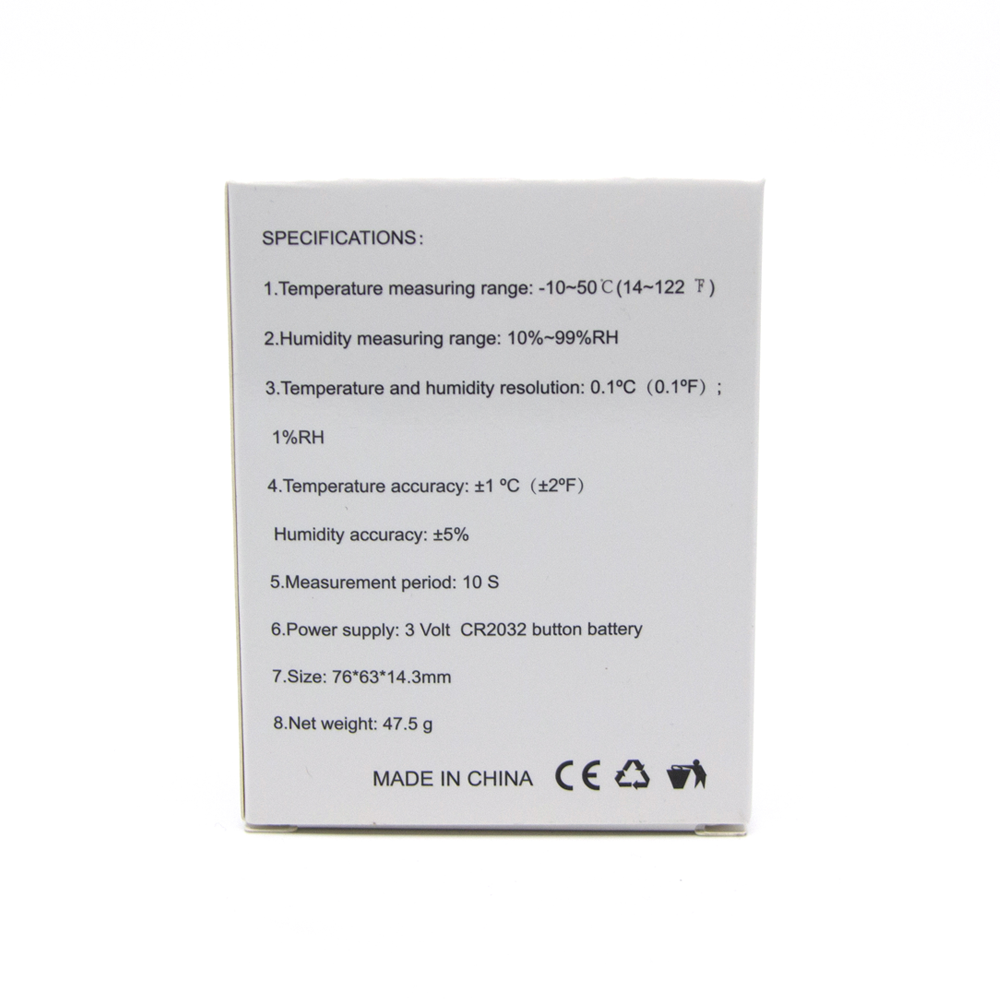 Termohigrometro magnetico con pilas