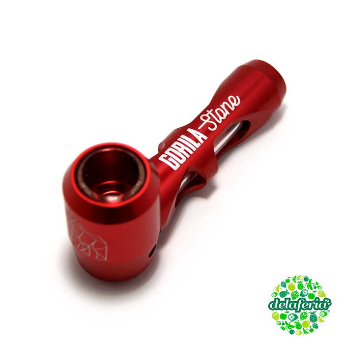 Pipa Gorila Stone - Aluminio Aeronautico con Bowl de Borosilicato