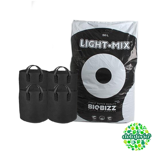 Kit geotextil light mix bio bizz 50 litros