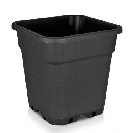 Maceta Geotextil Cuadrada Negra 19L